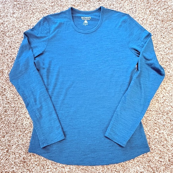 Seg'Ments Tops - Seg'ments 100% Merino Wool Women S Shirt Long Sleeve Thermal Base Layer Hiking